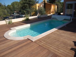 Terrasse piscine bois brico bois